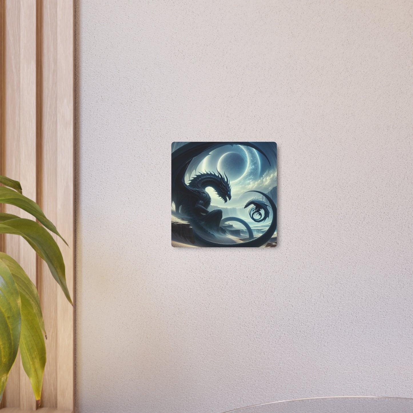 Mystical Dragon Metal Art Sign - Wall Decor, Unique Gift, Fantasy Art, Home Accent, Living Room Art