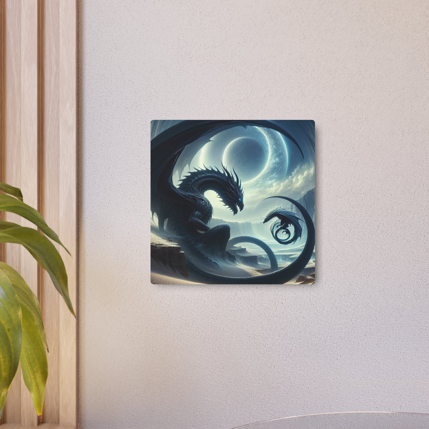 Mystical Dragon Metal Art Sign - Wall Decor, Unique Gift, Fantasy Art, Home Accent, Living Room Art