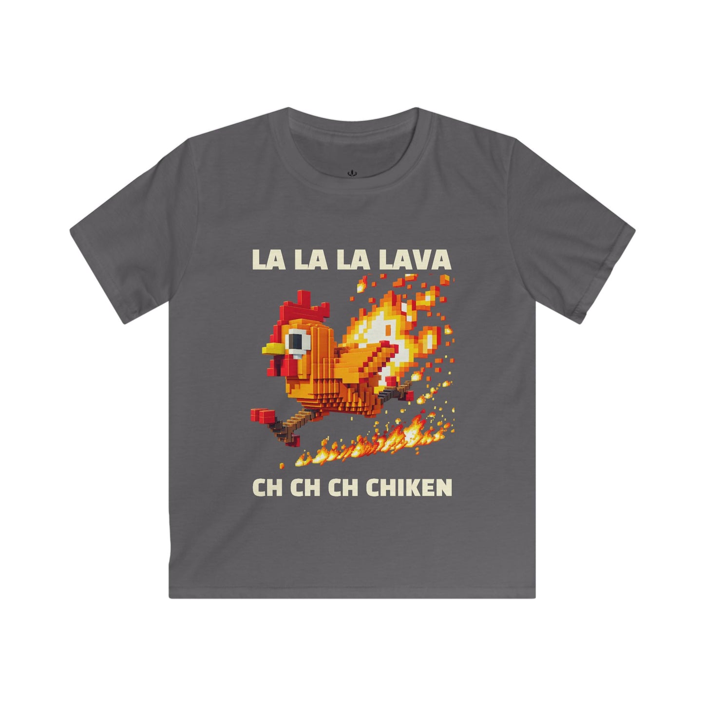 Kids Lava Chicken Tee, Fun T-Shirt, Cute Kids Clothing, Gaming Shirt, Holiday Gift, Cartoon Apparel, Birthday Outfit