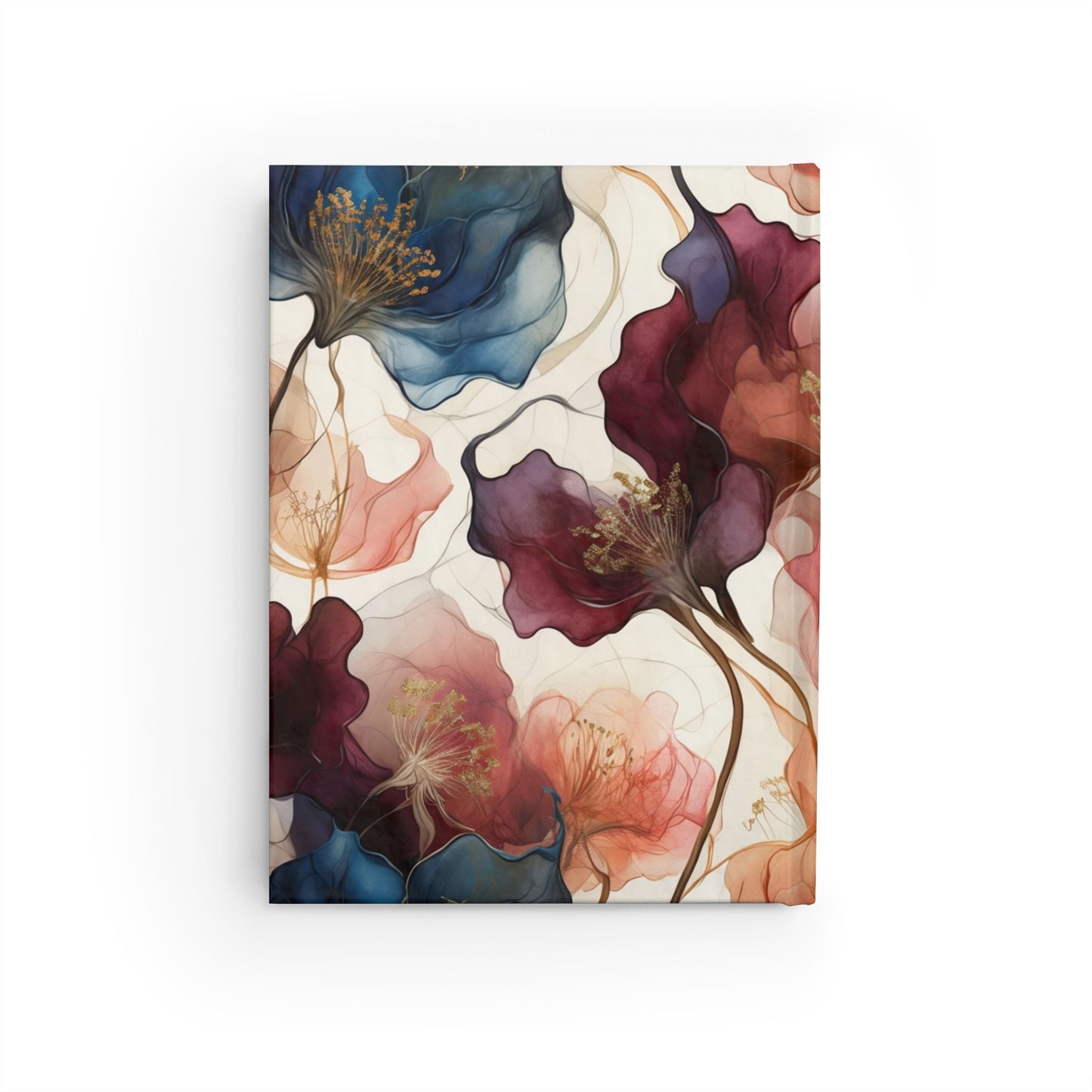 Floral Elegance Ruled Journal - Artistic Inspiration for Every Occasion