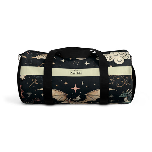 Mystical Dragon Duffel Bag - Perfect for Gypsy Souls, Travel, Gym, Yoga, Gift for Fantasy Lovers
