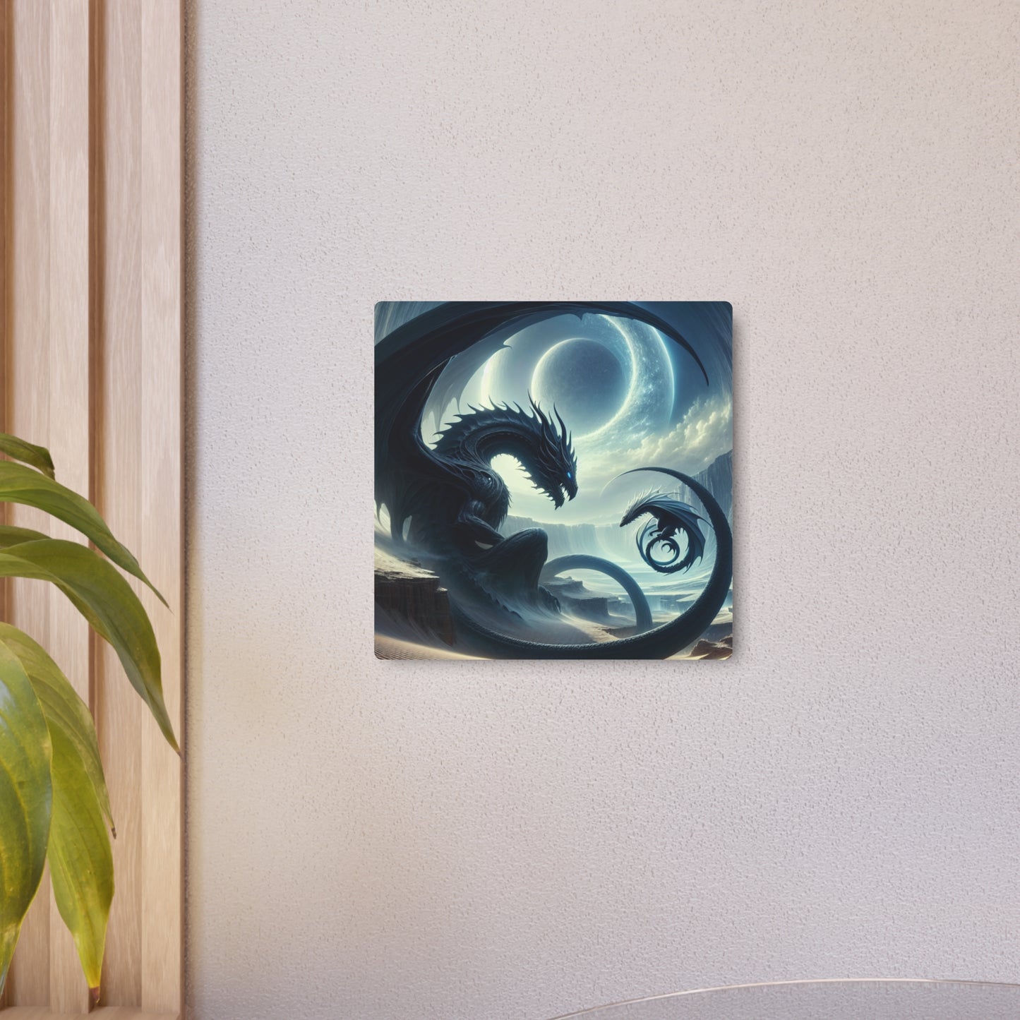 Mystical Dragon Metal Art Sign - Wall Decor, Unique Gift, Fantasy Art, Home Accent, Living Room Art