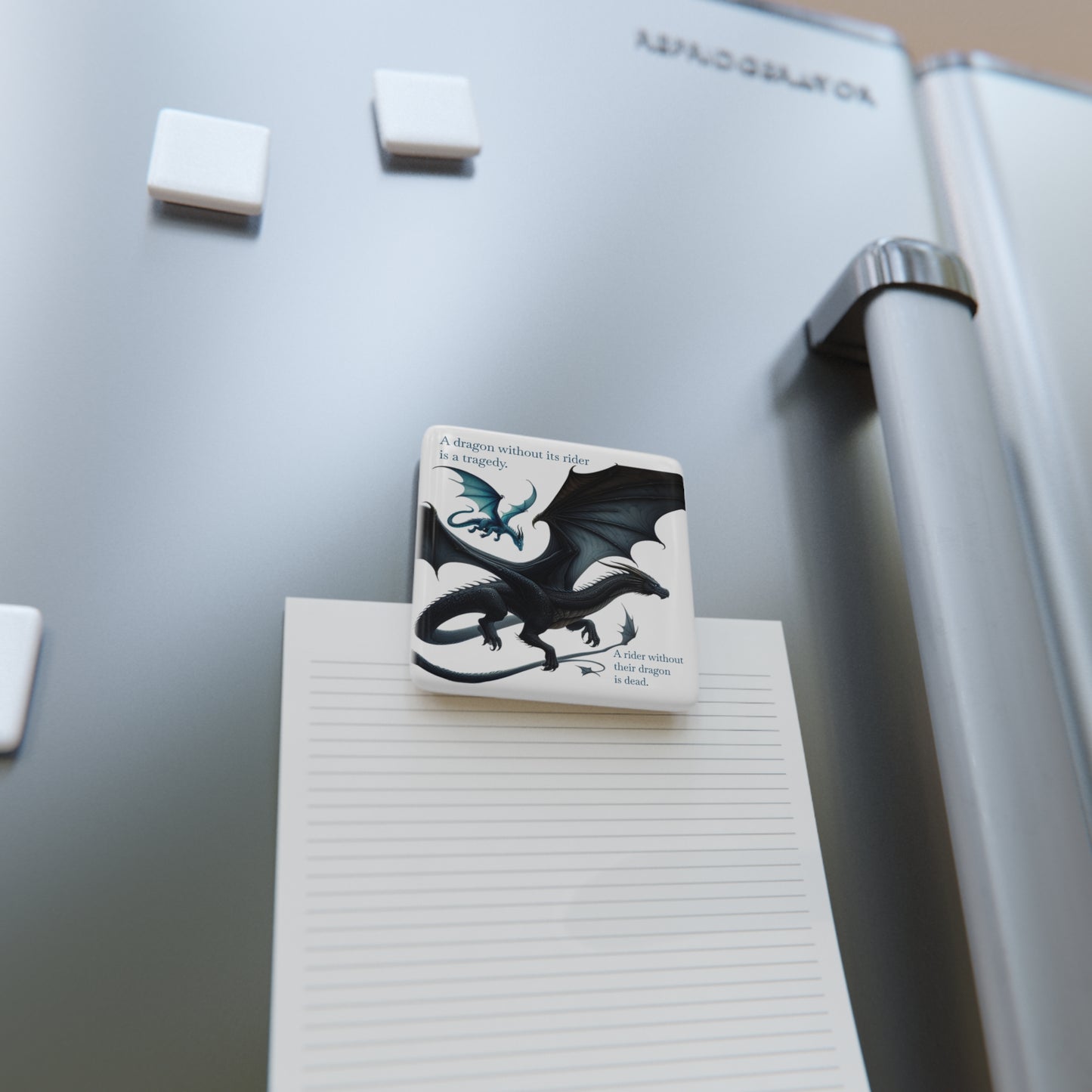 Dragon-Inspired Porcelain Magnet - Perfect for Fantasy Lovers, Home Decor, Gifts, Collectibles, and Special Occasions