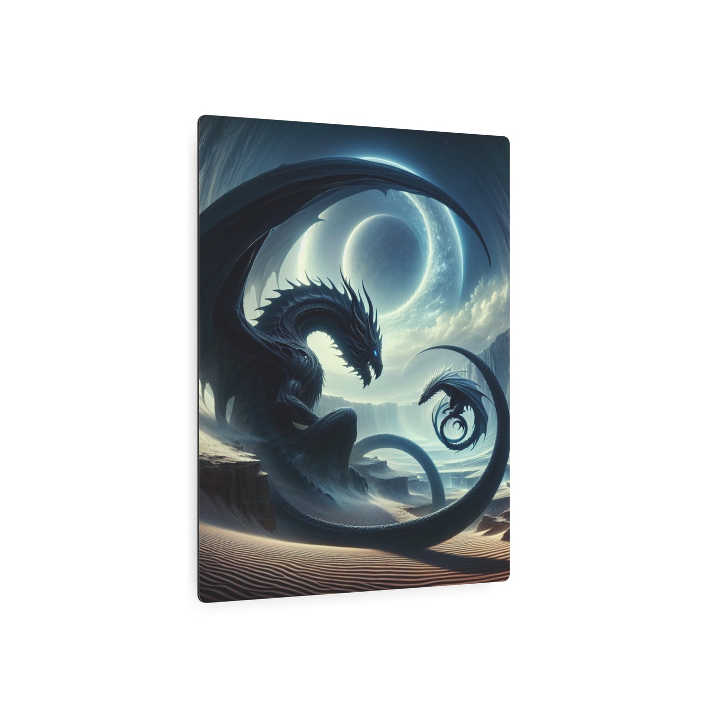 Mystical Dragon Metal Art Sign - Wall Decor, Unique Gift, Fantasy Art, Home Accent, Living Room Art