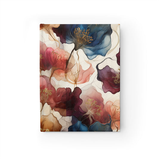 Floral Elegance Ruled Journal - Artistic Inspiration for Every Occasion