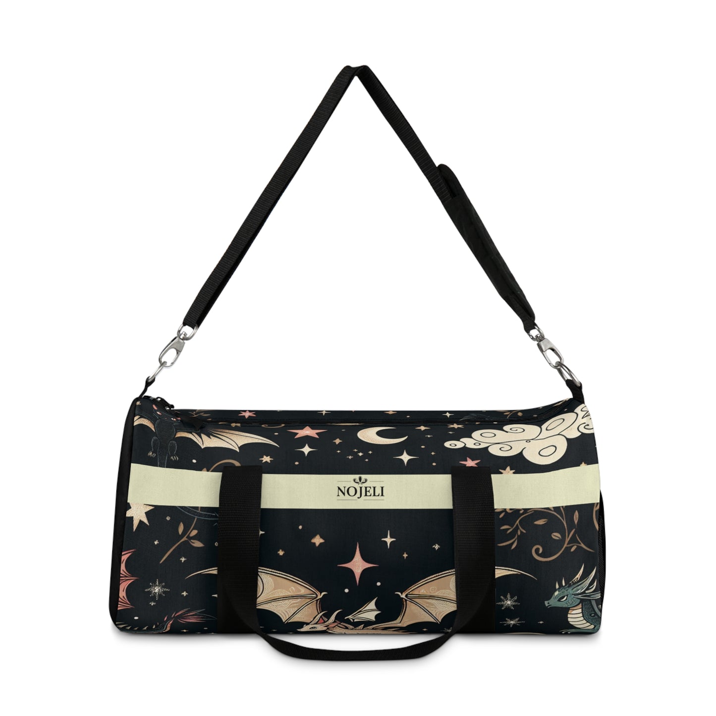 Mystical Dragon Duffel Bag - Perfect for Gypsy Souls, Travel, Gym, Yoga, Gift for Fantasy Lovers