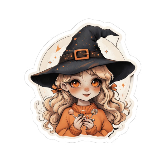 Charming Witch Stickers - Perfect for Halloween Decor & Gifts